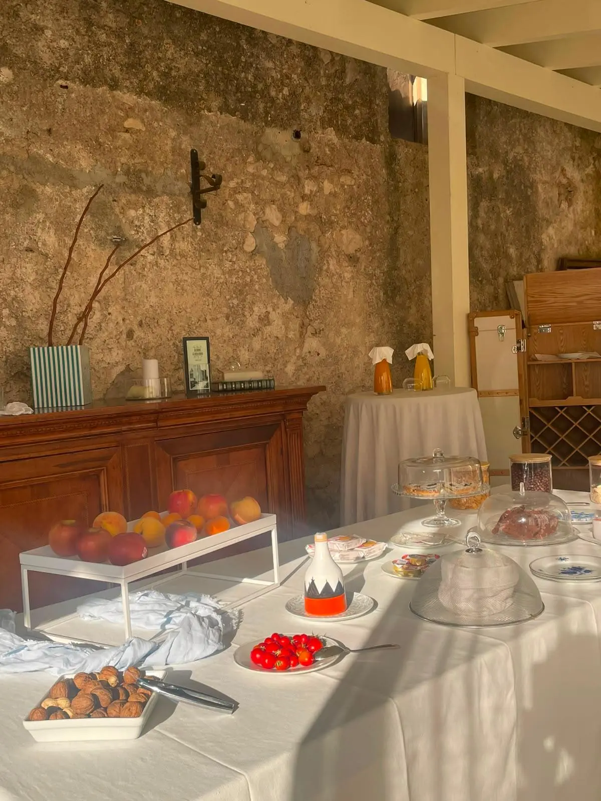 Colazione in giardino
